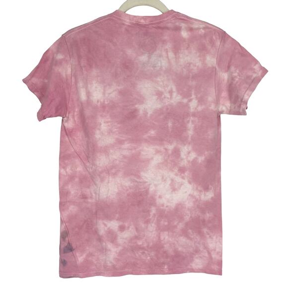 Officially Licensed Nirvana Nevermind Smiley Grunge Tee Pink Tie Dye Small NWOT - Picture 2 of 6
